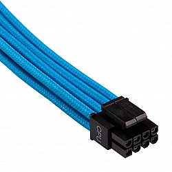 Corsair Premium Sleeved EPS12V ATX12V-Kabel, Doppelpack (Gen 4) - blau