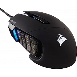 CORSAIR SCIMITAR RGB ELITE MOBA/MMO Gaming Mouse Black Backlit RGB LED 18000 DPI Optical (EU)