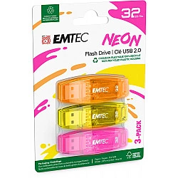 Emtec USB-Stick - C410 NEON 2.0 - 32GB - P3 (ECMMD32GC410P3NEO)