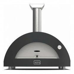 Alfa Forni Moderno 3 Pizze Holz Schiefer Grau