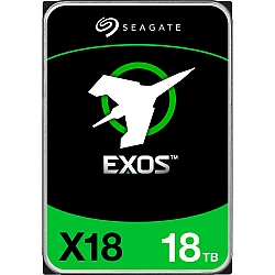 Seagate Exos X18 ST18000NM004J - Festplatte - 18TB - intern - SAS 12Gb/s - 7200 U/min - Puffer: 256MB (ST18000NM004J)