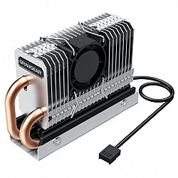 GrauGear Kühlkoerper SSD M.2 2280 mit PWM Lüfter retail - HDD-Kühler