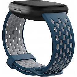 Fitbit FB174SBNVGYL - Band - Blau - Grau - Fitbit - Sense - Versa 3 - Aluminium - Silikon - Edelstahl