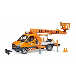 Turime | BRUDER MB Sprinter w/Working Platform | ITwork sandėlyje!
