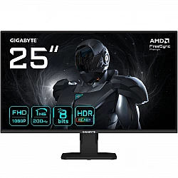 GIGABYTE GS25F2 25 FHD Gaming Monitor - 1920 x 1080, 200Hz, 1ms, 300 cd/m2, Display HDR 10, HDMI 2.0, Displayport 1.4