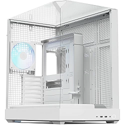 V2 , Tower-Gehäuse weiß, Tempered Glass x 3