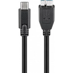 Wentronic goobay - USB-Kabel - Micro-USB Type B (M) bis USB-C (M) - USB 3,1 - 60cm - umkehrbarer C-Stecker (67995)