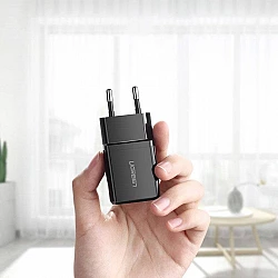 Ugreen 2.1A USB mains charger (black)