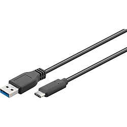 Wentronic Goobay USB 3.0 SuperSpeed Kabel > USB-C™, 3 m - USB 3.0-Stecker (Typ A) > USB-C Stecker (73141)