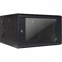 Wandgehäuse SMB-6606, IT-Schrank schwarz, 6HE