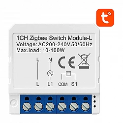 Smart Switch Module ZigBee Avatto LZWSM16-W1 No Neutral TUYA