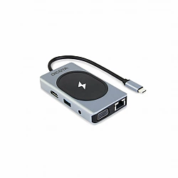Dicota USB-C 10-in-1 Charging Hub 4K PD 100W silver - PC-/Server Netzteil