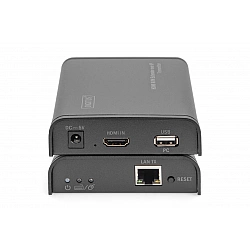 Extension cable/KVM Extender (HDMI + USB) up to 120m UTP or IP twisted pair UTP or IP, FHD 3D (set)