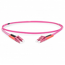 DIGITUS fiber Optic patch cord LC to LC Multimode 50/125 duplex 1m class OM4 LSOH RAL 4003