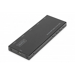 DIGITUS DS-45323 Ultra Slim HDMI Splitter 1x4 4K/60Hz HDR HDCP 2.2 18Gbps Micro USB powered