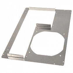 DimasTech PCI-Backpanel Micro-ATX, 5 Slots - Aluminium