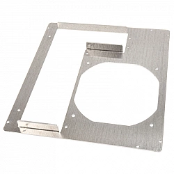 DimasTech PCI Back Panel Mini-ITX, 2 Slots - Aluminium