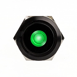 DimasTech Vandalismusschalter/-taster 25mm, Blackline Dot - RGB