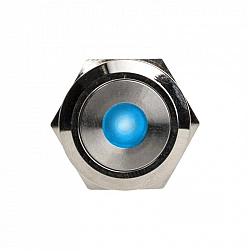 DimasTech Vandalismustaster 22mm, Silverline Dot - RGB