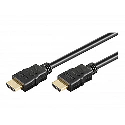 Wentronic goobay Series 2.0 - Highspeed - HDMI-Kabel mit Ethernet - HDMI männlich zu HDMI männlich - 15 m - Doppelisolierung - Schwarz - 4K Ultra HD support (61164)