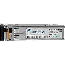 Viavi JMEP01B4D11 kompatibler BlueOptics© SFP Bidi Transceiver für Singlemode Gigabit Highspeed Datenübertragungen in Glasfaser Netzwerken. Unterstützt Gigabit Ethernet, Fibre Channel oder SONET/SDH Anwendungen in Switchen, Routern, Storage Systemen und ä (JMEP01B4D11-BO)