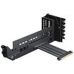 PHANTEKS Premium PCIe Gen 5 Vertical GPU Bracket, DRGB, mit PCIe 5.0-Riser-Kabel - 220mm, schwarz