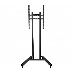 B-Tech Large Universal Flat Screen Trolley / Floor Stand (VESA 800 x 600) - 1.8m Ø50mm Poles