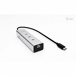 USB-C Charging Metal HUB 5 port with USB-C video 8K + Power Delivery 85W