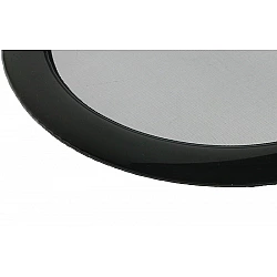 DEMCiflex Staubfilter 92mm, rund - schwarz/schwarz