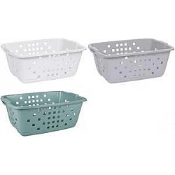 EDA Wäschekorb PRIMA, 45 Liter, PP, grau Maße: (B)620 x (T)444 x (H)248 mm - 1 Stück (010654 G.BT)
