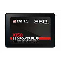 EMTEC X150 Power Plus 3D NAND - SSD - 960 GB - intern - 2.5 (6.4 cm) - SATA 6Gb/s