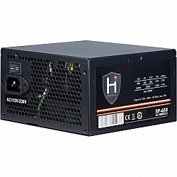 Maitinimo blokas Inter-Tech HIPOWER SP-650 650W, ATX, aktyvus aušinimas, juodas
