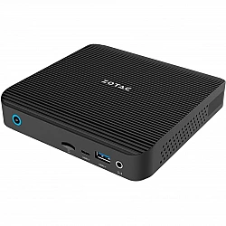 ZOTAC ZBOX C Series CI343 Edge - Barebone - Mini-PC - 1 x N-series N100 / 800 MHz - RAM 0GB - UHD Graphics - Wi-Fi 6, Bluetooth 5,2, 1GbE - WLAN: 802,11a/b/g/n/ac/ax, Bluetooth 5,2 (ZBOX-CI343-BE)