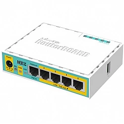 Mikrotik hEX PoE lite wired router Fast Ethernet White
