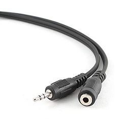 Turime | Mini Jack Extension Cable M/F 1,5m Stereo | ITwork sandėlyje!