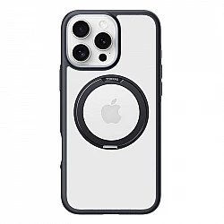 Torras Ostand R Fusion Case for iPhone 16 Pro (Black)
