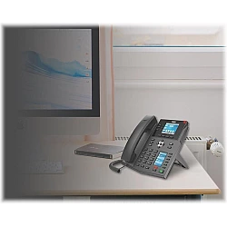 Fanvil X4U - IP-Telefon - Schwarz - Kabelgebundenes Mobilteil - 12 Zeilen - LCD - 7,11 cm (2.8 ) (X4U)