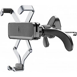 Cellularline Slide Fit - Universal - Handy/Smartphone - Aktive Halterung - Auto - Aluminium - Schwarz (GRAVITYHOLDERK)