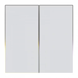 ZigBee Avatto TS60-EU-W2 Touch Light Switch Dual TUYA (white).