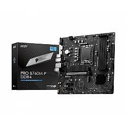 Pagrindinė plokštė MSI PRO B760M-P DDR4 LGA1700 mATX DDR4 PCIe 4.0 2025