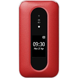 Doro Leva L30 4G, Großtastenklapphandy, rot-weiß (380591)