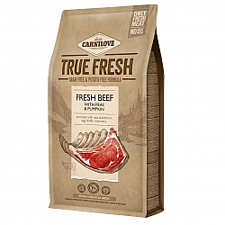 CARNILOVE True Fresh Dog Adult Beef with peas and pumpkin - dry dog food - 1,4kg