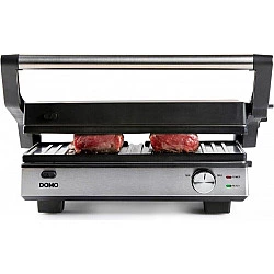 Domo MULTIFUNKTIONALER KONTAKTGRILL 2-IN-1 Grill Schwarz (DO9287G)
