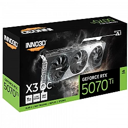 Vaizdo plokštė NVIDIA Inno3D GeForce RTX 5070 Ti X3 OC 16 GB GDDR7 PCIe 5.0