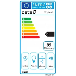 CATA Haube GT-PLUS 45 X/M. Dach, Energieeffizienzklasse C. Breite 60 cm 645 m3/h. Mechanische LED-Steuerung. Edelstahl.