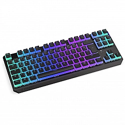 Thock TKL Wireless Pudding, Gaming-Tastatur schwarz, DE-Layout, Kailh Box Red