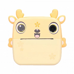 Extralink Set | Thermal Printer EPP-006 Yellow + Thermal Paper 3 Rolls | fawn