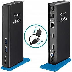USB 3.0/USB-C Dual HDMI Docking Station
