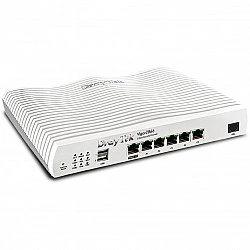 Draytek Vigor 2866L WLAN-Router Gigabit Ethernet Dual-Band (2,4 GHz/5 GHz) 4G Weiß (V2866L-DE-AT-CH)