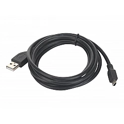 Gembird 1.8m USB 2.0 A/mini-USB M USB cable USB A Mini-USB B Black